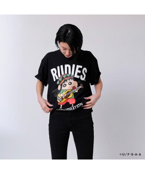 RUDIE'S(ルーディーズ)の「RUDIE'S x CRAYON SHINCHAN DREADROCK TEE / ルーディーズ × クレヨンしんちゃん ドレッドロック T(Tシャツ/カットソー・メンズ・ホワイト/ブラック・M/S/L/XXL/XL)」の16枚目の写真