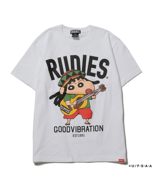 RUDIE'S(ルーディーズ)の「RUDIE'S x CRAYON SHINCHAN DREADROCK TEE / ルーディーズ × クレヨンしんちゃん ドレッドロック T(Tシャツ/カットソー・メンズ・ホワイト/ブラック・M/S/L/XXL/XL)」の15枚目の写真