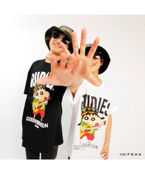 RUDIE'S(ルーディーズ)の「RUDIE'S x CRAYON SHINCHAN DREADROCK TEE / ルーディーズ × クレヨンしんちゃん ドレッドロック T(Tシャツ/カットソー・メンズ・ホワイト/ブラック・M/S/L/XXL/XL)」の22枚目の写真