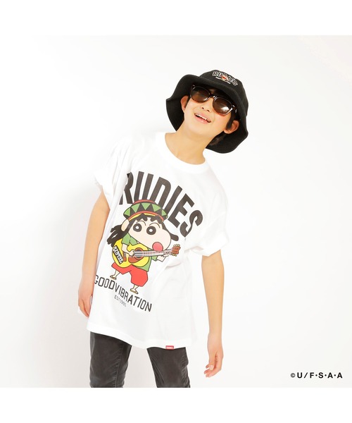 RUDIE'S(ルーディーズ)の「RUDIE'S x CRAYON SHINCHAN DREADROCK TEE / ルーディーズ × クレヨンしんちゃん ドレッドロック T(Tシャツ/カットソー・メンズ・ホワイト/ブラック・M/S/L/XXL/XL)」の21枚目の写真