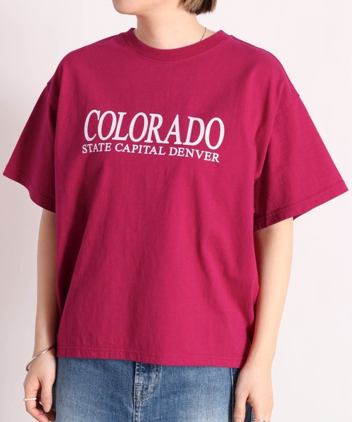 ★PATOU★ロゴ ポルカドット タイフロント Tシャツ 送料関税込み セール】ノスタルジックロゴ バックタックTシャツ（Tシャツ
