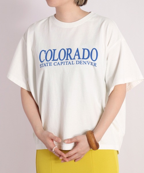 ★PATOU★ロゴ ポルカドット タイフロント Tシャツ 送料関税込み セール】ノスタルジックロゴ バックタックTシャツ（Tシャツ