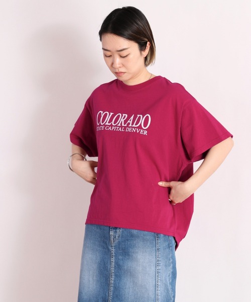 ★PATOU★ロゴ ポルカドット タイフロント Tシャツ 送料関税込み NANGA ナンガ トップス Tシャツ TACOMA FUJI BIGFOOT タコマフジ