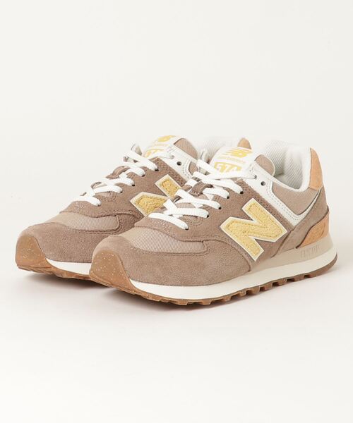 NEW BALANCE(ニューバランス)の「ML574(スニーカー・メンズ・ブラウン/グレー/ネイビー系/ネイビー/ベージュ・22.5cm/23.5cm/24.5cm/25.5cm/26.5cm/27.5cm/28.5cm/30.0cm/23.0cm/24.0cm/25.0cm/26.0cm/27.0cm/28.0cm/29.0cm/22.0cm)」の3枚目の写真