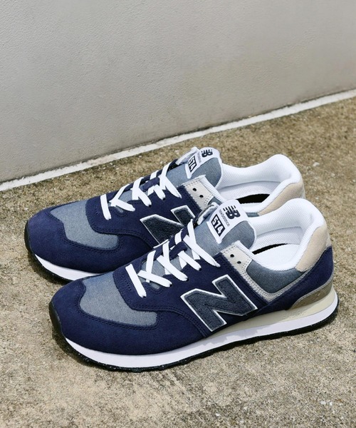 NEW BALANCE(ニューバランス)の「ML574(スニーカー・メンズ・ブラウン/グレー/ネイビー系/ネイビー/ベージュ・22.5cm/23.5cm/24.5cm/25.5cm/26.5cm/27.5cm/28.5cm/30.0cm/23.0cm/24.0cm/25.0cm/26.0cm/27.0cm/28.0cm/29.0cm/22.0cm)」の21枚目の写真