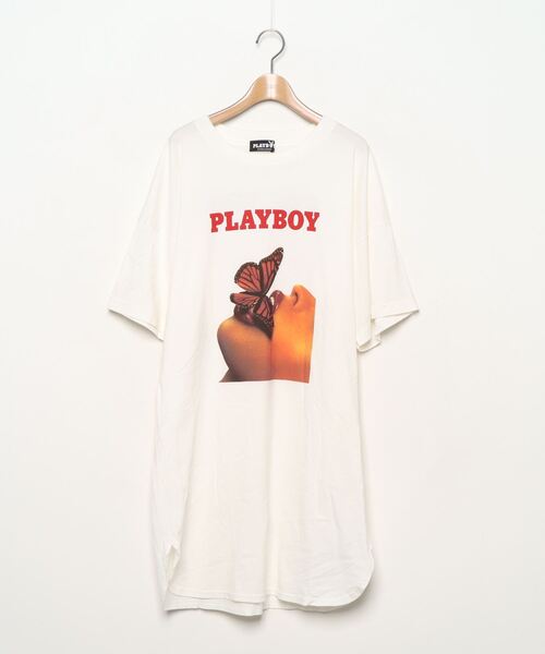 セール ブランド古着 Tシャツワンピース Playboyコラボ ワンピース Hysteric Glamour ヒステリックグラマー のファッション通販 Zozoused