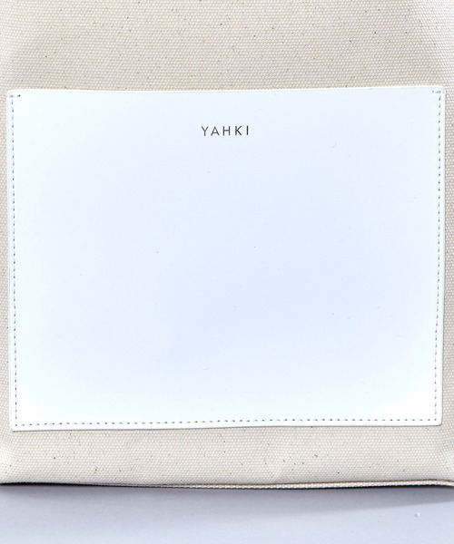 YAHKI(ヤーキ)の「【YAHKI/ヤーキ】CANVAS YH-481(トートバッグ・レディース・ホワイト/ブラック・FREE)」の17枚目の写真