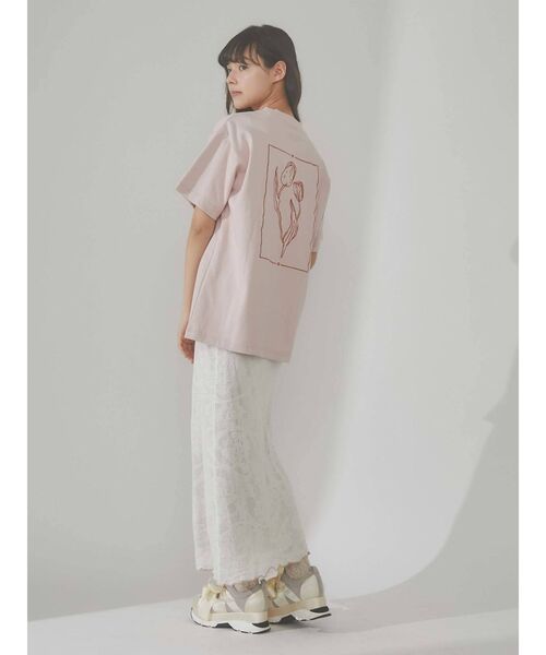 merry jenny（メリージェニー）の「tulip Tee（Tシャツ/カットソー・レディース・ピンク/ブルー/アイボリー・FREE）」の17枚目の写真