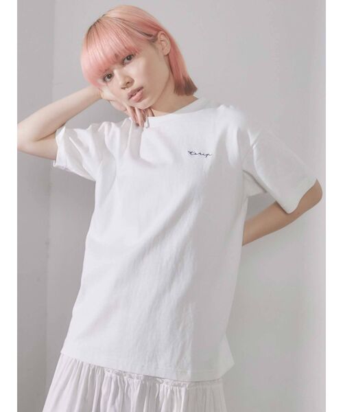 merry jenny（メリージェニー）の「tulip Tee（Tシャツ/カットソー・レディース・ピンク/ブルー/アイボリー・FREE）」の15枚目の写真