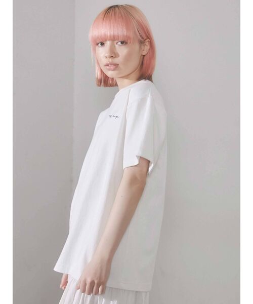 merry jenny（メリージェニー）の「tulip Tee（Tシャツ/カットソー・レディース・ピンク/ブルー/アイボリー・FREE）」の14枚目の写真