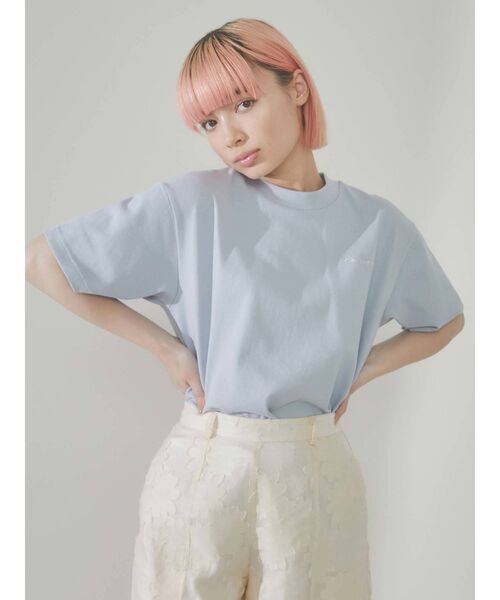 merry jenny（メリージェニー）の「tulip Tee（Tシャツ/カットソー・レディース・ピンク/ブルー/アイボリー・FREE）」の8枚目の写真