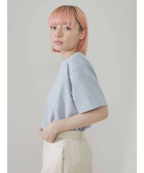 merry jenny（メリージェニー）の「tulip Tee（Tシャツ/カットソー・レディース・ピンク/ブルー/アイボリー・FREE）」の7枚目の写真