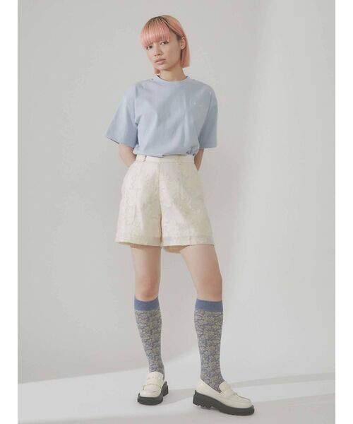 merry jenny（メリージェニー）の「tulip Tee（Tシャツ/カットソー・レディース・ピンク/ブルー/アイボリー・FREE）」の5枚目の写真