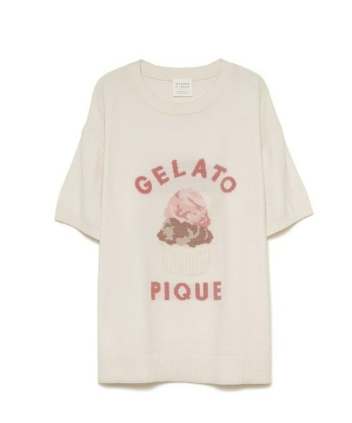 gelato pique（ジェラートピケ）の「モチーフ柄ジャガードプル