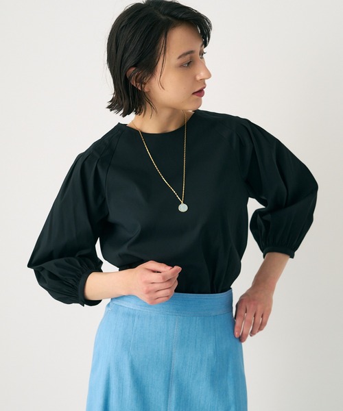 ANAYI（アナイ）の「コンパクトブロードタックソデ ブラウス（シャツ 