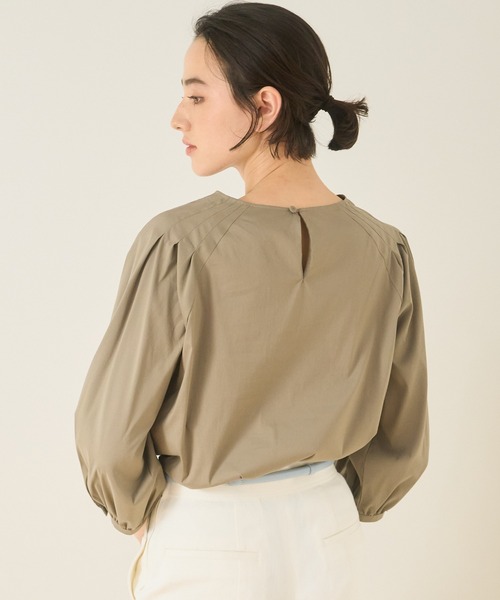 ANAYI（アナイ）の「コンパクトブロードタックソデ ブラウス（シャツ 