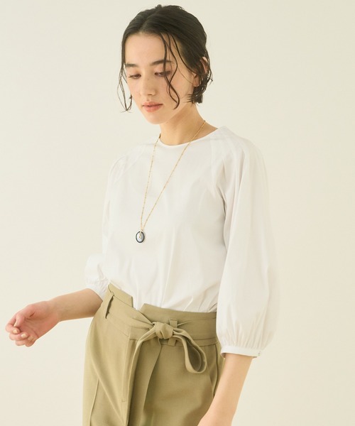 ANAYI（アナイ）の「コンパクトブロードタックソデ ブラウス（シャツ 