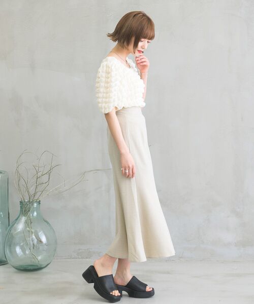 RETRO GIRL(レトロガール)の「ポコポコ2WAYトップス(その他トップス・レディース・オフホワイト/イエロー/ブルー・FREE)」の17枚目の写真