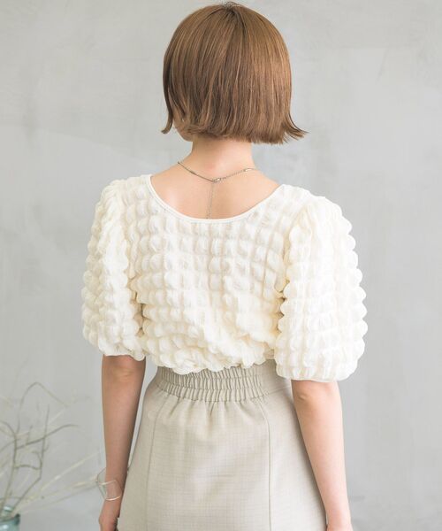 RETRO GIRL(レトロガール)の「ポコポコ2WAYトップス(その他トップス・レディース・オフホワイト/イエロー/ブルー・FREE)」の22枚目の写真