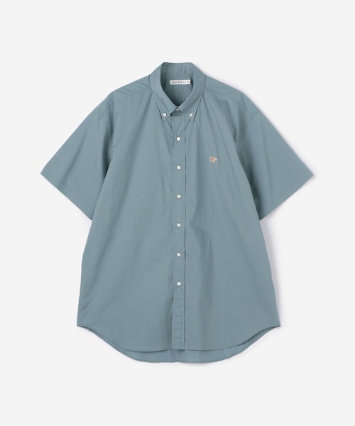 SCYE BASICS(サイベーシックス)の「SCYE BASICS | 〈別注〉ボタンダウン半袖シャツ MEN(シャツ/ブラウス・メンズ・オフホワイト/ベージュ/ブルー・36/38/40)」の3枚目の写真