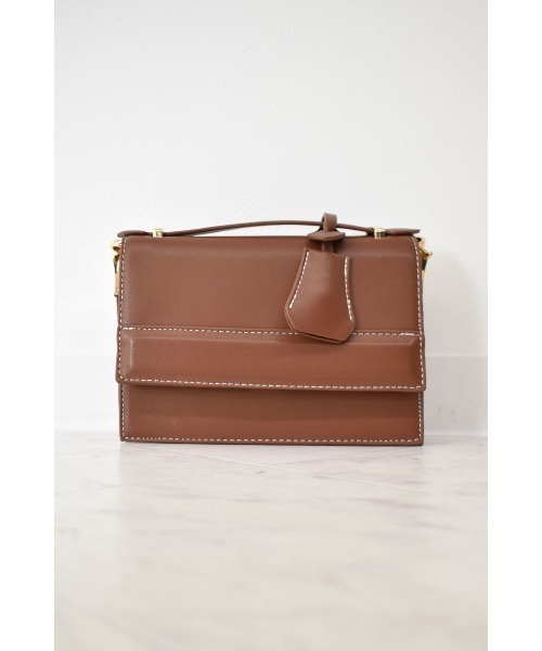 Reurie'（レウリィ）の「スクエアショルダーバッグ（ショルダーバッグ・レディース・ブラック/ブラウン・FREE）」の18枚目の写真