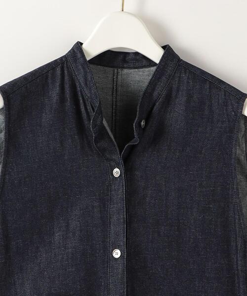 Steven Alan(スティーブンアラン)の「<Steven Alan>DENIM REVERSE SEAM NO SLEEVE DRESS/ワンピース(ワンピース・レディース・ネイビー・S/M)」の2枚目の写真