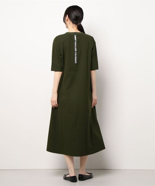 CAMP7（キャンプセブン）の「【CAMP7】テープロゴワンピース（ワンピース・レディース・ブラック/オリーブ・L/M）」の18枚目の写真