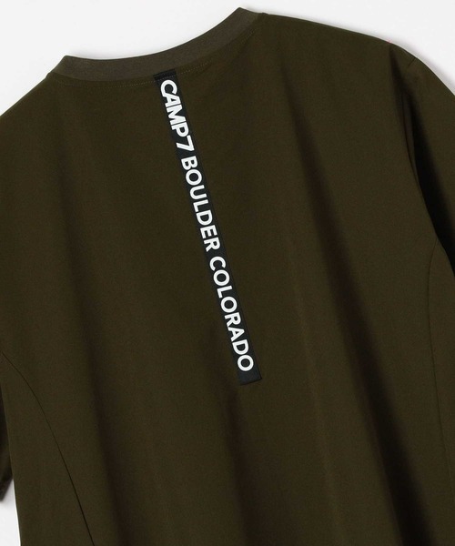 CAMP7（キャンプセブン）の「【CAMP7】テープロゴワンピース（ワンピース・レディース・ブラック/オリーブ・L/M）」の6枚目の写真