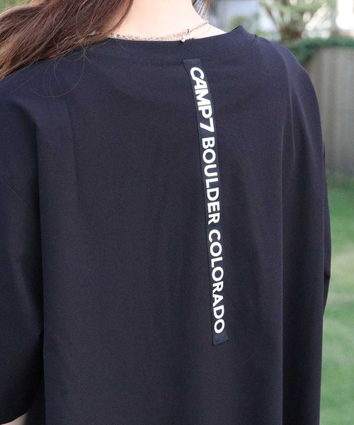 CAMP7（キャンプセブン）の「【CAMP7】テープロゴワンピース（ワンピース・レディース・ブラック/オリーブ・L/M）」の10枚目の写真