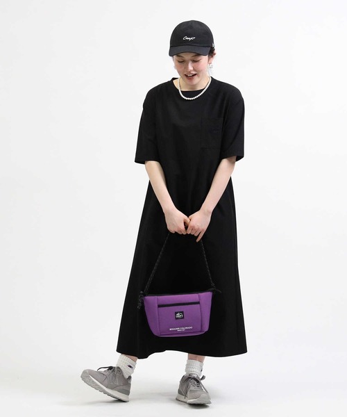 CAMP7（キャンプセブン）の「【CAMP7】テープロゴワンピース（ワンピース・レディース・ブラック/オリーブ・L/M）」の11枚目の写真