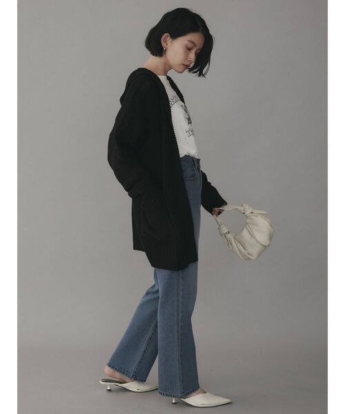 COTORICA(コトリカ)の「ヴィンテージ風プリントTシャツ(Tシャツ/カットソー・レディース・チャコールグレー/グレー/オフホワイト/マスタード・FREE)」の11枚目の写真