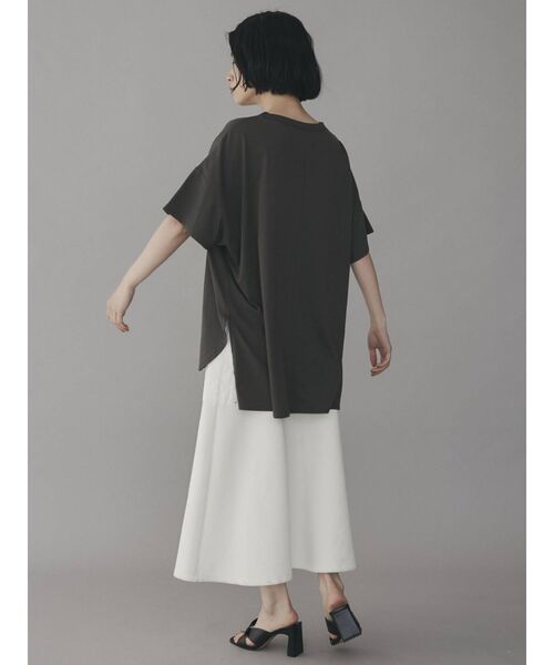 COTORICA(コトリカ)の「ヴィンテージ風プリントTシャツ(Tシャツ/カットソー・レディース・チャコールグレー/グレー/オフホワイト/マスタード・FREE)」の6枚目の写真