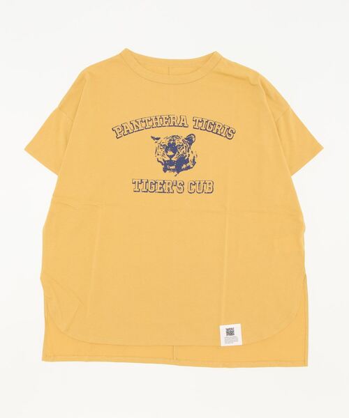 COTORICA(コトリカ)の「ヴィンテージ風プリントTシャツ(Tシャツ/カットソー・レディース・チャコールグレー/グレー/オフホワイト/マスタード・FREE)」の4枚目の写真