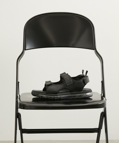 JUNRED(ジュンレッド)の「プラットフォームクリアソールサンダル(サンダル・メンズ・ブラック/ブラック系その他2・M/L)」の3枚目の写真