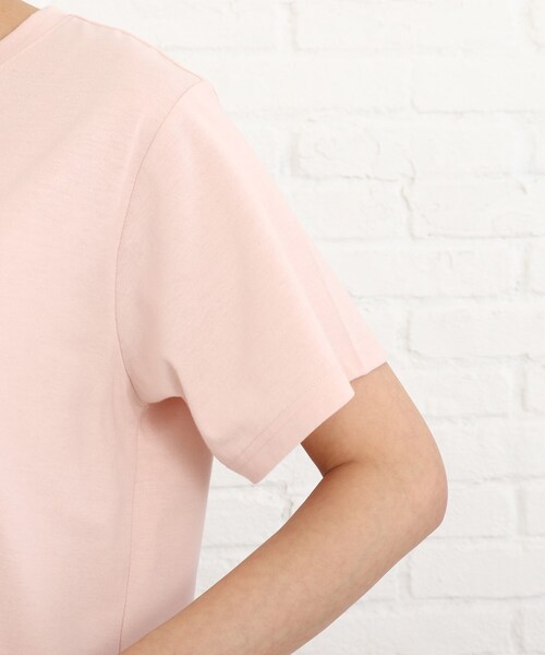 SHOO・LA・RUE（シューラルー）の「◆【プチプラ/洗える/S-L】線画フォトプリントTシャツ（Tシャツ/カットソー・レディース・ホワイト系/ベビーピンク・01/02/03）」の8枚目の写真