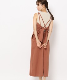 mysty woman | バックシャンナローキャミワンピース 285657(ワンピース)