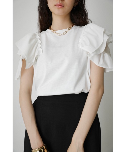 フリルトップス　マウジー MOUSSY | SHOULDER FRILLS トップス (その他トップス ) |SHEL