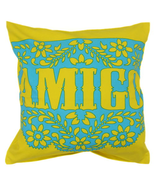 チャイハネ（チャイハネ）の「【チャイハネ】パペルクッションカバー（クッション/クッションカバー・ホワイト×レッド/ピンク/イエロー/ホワイト×イエロー/ブルー・FREE）」の12枚目の写真