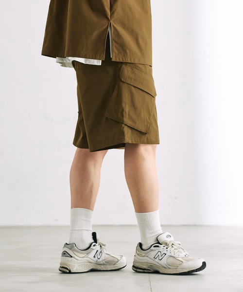 epnok(エプノック)の「カーゴショーツ(カーゴパンツ・メンズ・ライトグレー/ブラック/カーキ/カーキブラウン・MEDIUM/LARGE)」の1枚目の写真