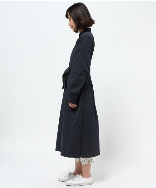 mystic（ミスティック）の「ツイルスタンドガウン（その他アウター・レディース・オフホワイト/ベージュ/ネイビー・ﾌﾘ-）」の9枚目の写真