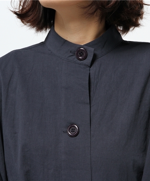 mystic（ミスティック）の「ツイルスタンドガウン（その他アウター・レディース・オフホワイト/ベージュ/ネイビー・ﾌﾘ-）」の11枚目の写真