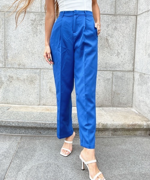 esutoreja（エストレジャ）の「カラールーズパンツ（その他パンツ・レディース・オレンジ/ブルー/グリーン・FREE）」の3枚目の写真