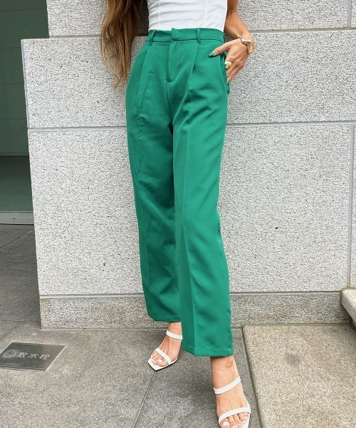 esutoreja（エストレジャ）の「カラールーズパンツ（その他パンツ・レディース・オレンジ/ブルー/グリーン・FREE）」の2枚目の写真