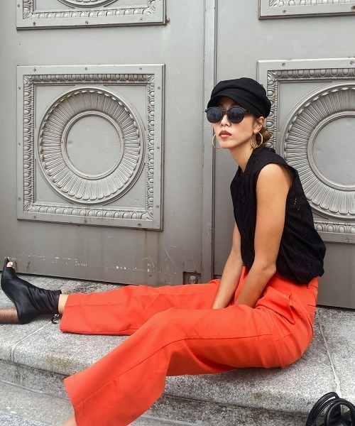 esutoreja（エストレジャ）の「カラールーズパンツ（その他パンツ・レディース・オレンジ/ブルー/グリーン・FREE）」の7枚目の写真