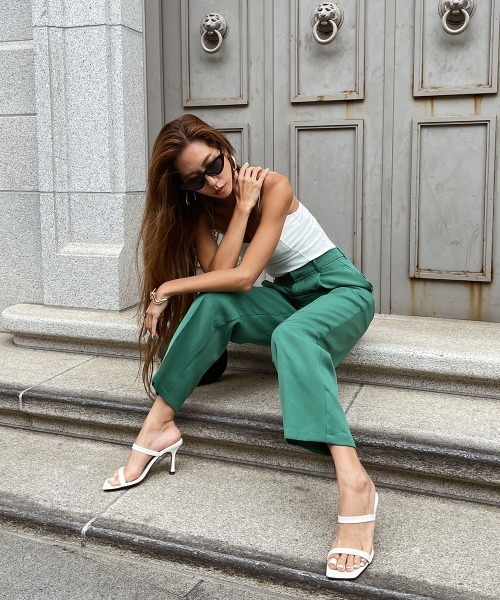 esutoreja（エストレジャ）の「カラールーズパンツ（その他パンツ・レディース・オレンジ/ブルー/グリーン・FREE）」の10枚目の写真