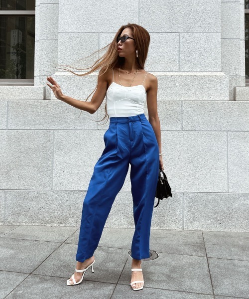 esutoreja（エストレジャ）の「カラールーズパンツ（その他パンツ・レディース・オレンジ/ブルー/グリーン・FREE）」の11枚目の写真