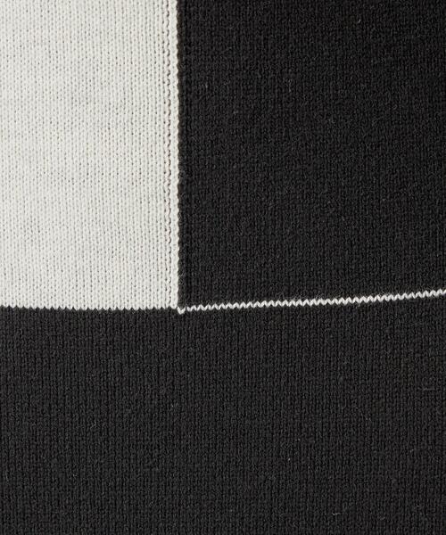 CITEN(シテン)の「<CITEN>ブロックチェック ニット タイトスカート(スカート・レディース・ブラック/ロイヤルブルー・FREE)」の16枚目の写真