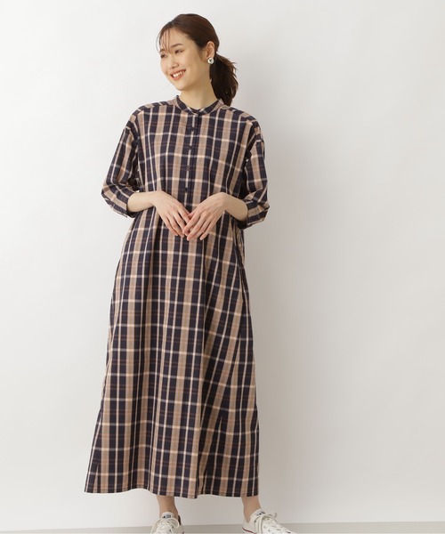 セール ブランド古着 7分袖ワンピース ワンピース Natural Beauty Basic ナチュラルビューティーベーシック のファッション通販 Zozoused