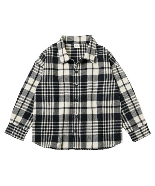 devirock（デビロック）の「長袖ネルシャツ（シャツ/ブラウス・キッズ・ライトブラウン/コバルトブルー/マスタード/その他/ブラウン/ネイビー/ブラック・150cm/140cm/160cm/110cm/100cm/130cm/120cm）」の19枚目の写真