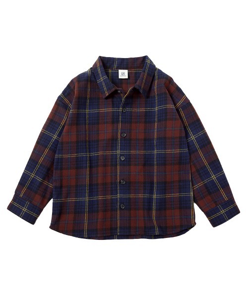 devirock（デビロック）の「長袖ネルシャツ（シャツ/ブラウス・キッズ・ライトブラウン/コバルトブルー/マスタード/その他/ブラウン/ネイビー/ブラック・150cm/140cm/160cm/110cm/100cm/130cm/120cm）」の21枚目の写真